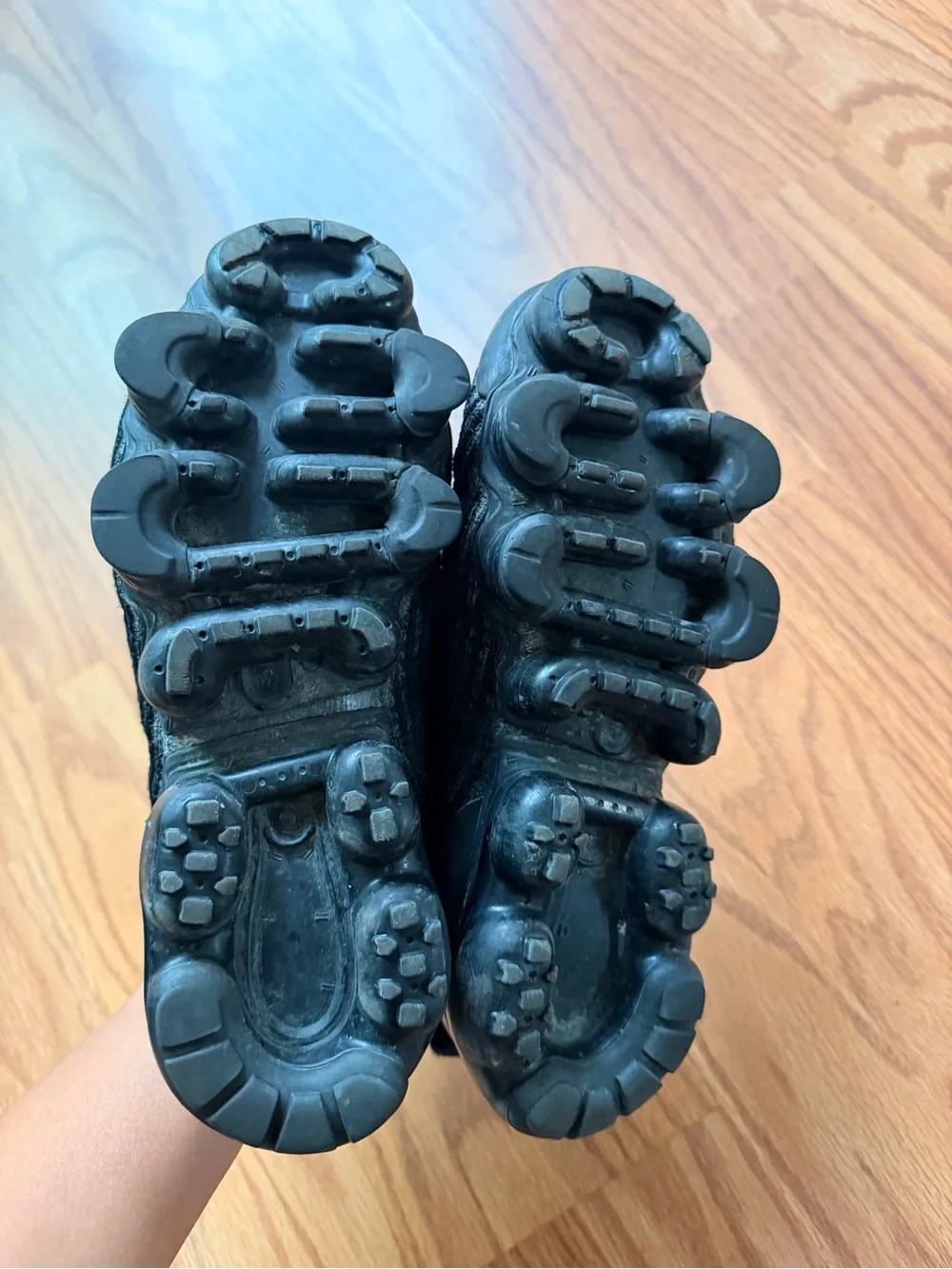 Nike Kids Black Flyknit VaporMax Style Sneakers